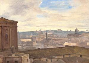 BRENDSTRUP Thorald 1812-1883,View of Rome,Bruun Rasmussen DK 2022-09-20