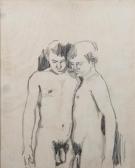 BRENNAN Angela 1960,Male nude studies a set of seven framed sketches,Bonhams GB 2009-10-07