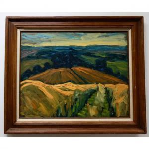 BRENNAN JERRY 1950,UNTITLED (ROLLING HILLS OF GOLD),Waddington's CA 2021-08-26