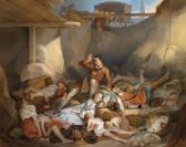 BRENNER Adam 1800-1891,Dear Augustin in the pit,1841,Palais Dorotheum AT 2014-03-11
