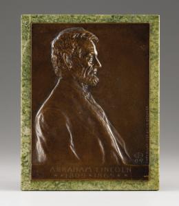 BRENNER Victor David 1871-1924,Abraham Lincoln,1907,Heritage US 2007-11-01