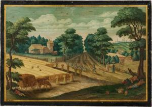 BRENTEL Friedrich,GRAIN HARVEST (ALLEGORY OF THE SUMMER),1637,im Kinsky Auktionshaus 2023-06-20