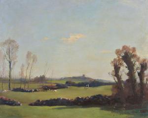 BRESSLER Emile Alois L. 1886-1966,Paysage de Morbihan,1938,Dobiaschofsky CH 2023-11-08
