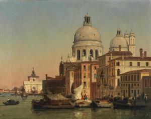 BREST Germain Fabius 1823-1900,Basilica di Santa Maria della Salute, Venice,Bonhams GB 2023-07-05