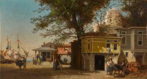 BREST Germain Fabius 1823-1900,On the Bosphorus,Sotheby's GB 2023-04-25