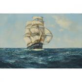 BRETT Donald,BRITISH SAILING SHIP ON OCEAN,Waddington's CA 2017-07-08