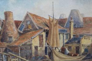 BRETT RUSSEL FREDERICK 1813-1869,Ipswich Docks,Reeman Dansie GB 2020-06-30