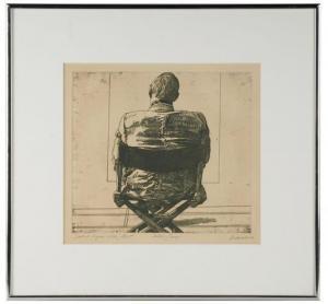 BREVERMAN Harvey 1934,SEATED FIGURE WITH ASCOT,1979,Abell A.N. US 2021-07-15