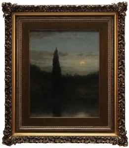 BREVOORT James Renwick 1832-1918,Moonlit Pond,1912,Brunk Auctions US 2014-07-12
