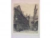 BREWER LEONARD,view of The Shambles, Manchester,1911,Campbells GB 2010-12-14
