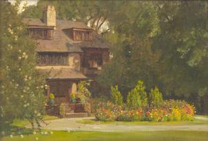 BREWSTER Anna Richards 1870-1952,No. Nine Fenmore Road in Early Autumn,Freeman US 2023-12-05
