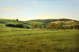 BREWSTER JOHN 1945,Panoramic View with Homestead,2002,Elder Fine Art AU 2011-12-01