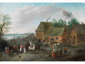 BREYDEL Karel 1678-1733,FLUSSLANDSCHAFT,Hampel DE 2023-03-30
