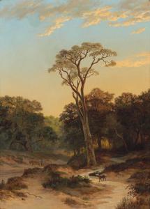 BREYER Jan Hendrick 1818-1894,Woodland Landscape with decorative figures,Palais Dorotheum 2015-06-30