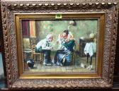 BRIANT K,Italian peasants in an interior,Bellmans Fine Art Auctioneers GB 2017-02-04