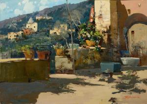 BRIANTE Ezelino 1901-1971,Estate a Capri,Meeting Art IT 2024-04-20