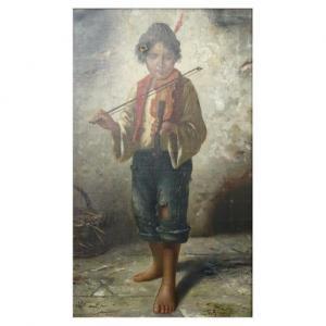 BRICARD G,Portrait of a Young Man Playing Violin,20th Century,Kodner Galleries US 2021-07-21