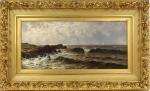 Bricher Alfred Thompson,back view along shore to Thacher Island and Twin L,CRN Auctions 2019-06-02