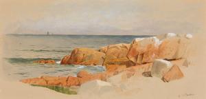 Bricher Alfred Thompson 1837-1908,Shoreline,Barridoff Auctions US 2024-04-13