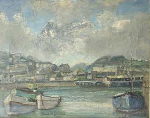 BRIDGE Edna D 1935-1955,A View from Newlyn Old Harbour,David Lay GB 2021-01-28