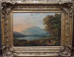 BRIDGEHOUSE Robert 1818-1881,Highland loch scene,1853,Bellmans Fine Art Auctioneers GB 2018-01-09