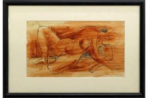 BRIDGEMAN John 1916-2004,"Leaning Nude",1938,Rosebery's GB 2015-03-24