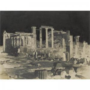 BRIDGES George Wilson,SOUTH WEST VIEW OF THE ERECHTHEUM IN NEGATIVE,1848,Sotheby's 2009-05-19
