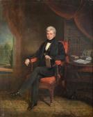 BRIDGES John 1818-1854,Portrait of a gentleman thought to be Mr Blakemore,Tennant's GB 2020-07-17
