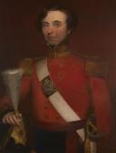 BRIDGES John 1818-1854,Portrait of an officer of the 46th (South Devonshi,1828,Rosebery's 2020-09-23