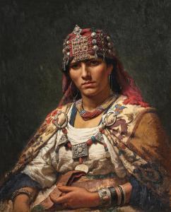 BRIDGMAN Frederick Arthur 1847-1928,A Kabyle Beauty,1875,Sotheby's GB 2024-04-23