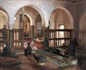 BRIDGMAN Frederick Arthur 1847-1928,Les tombeaux,Artcurial | Briest - Poulain - F. Tajan 2011-12-18