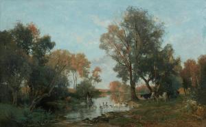 BRIELMAN Jacques Alfred 1836-1892,Un soir dans le Cévennes,Bonhams GB 2019-11-18