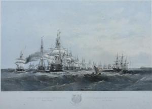 BRIERLY Oswald Walter,English Fleet Entering The Great Belt,1854,Sloans & Kenyon 2010-06-18