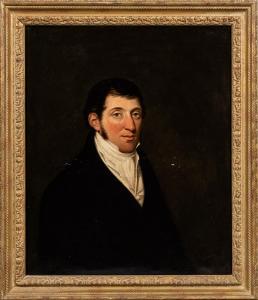 BRIGGS Henry Perronet 1792-1844,Portrait of I. Barnard,Skinner US 2021-04-22