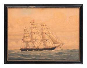 BRIGGS Lucius A 1852-1931,The Clipper Ship Flying Cloud,Hindman US 2024-03-14