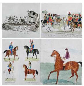 BRIGHT Alfred 1880-1929,Four juvenile sketchbooks, to include studies of h,Bonhams GB 2009-11-04