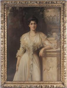 BRIGHT Beatrice,large three-quarter length portrait of an aristocr,Dawson's Auctioneers 2021-02-25