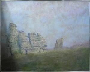 BRINDLEY C,Landscape with Rocks,1983,Clars Auction Gallery US 2007-05-05