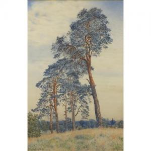 BRINDLEY Charles A 1880-1916,Tall trees,Eastbourne GB 2018-01-11