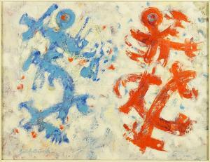 BRINK Guido Peter 1913-2002,Two Elements,1984,Susanin's US 2017-09-19