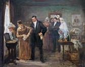 BRISPOT Henri 1846-1928,Preparation for a wedding,Nagyhazi galeria HU 2017-05-30