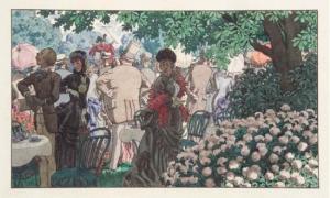 BRISSAUD Pierre 1885-1964," au jardin ".,Boisgirard & Associés FR 2004-05-05