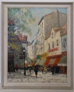 BRISSON Maurice 1915,Paris Street,1950,Dickins GB 2015-04-11