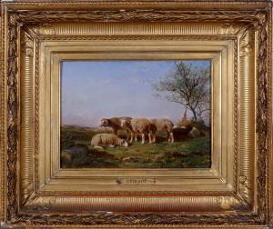 BRISSOT Franck 1818-1892,Les moutons,Galerie Moderne BE 2022-11-14