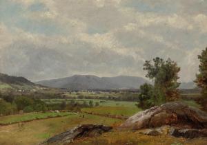 BRISTOL John Bunyan 1826-1909,Spring Landscape,William Doyle US 2022-11-03