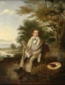 bristowe edmond 1787-1876,The Young Fisherman, - young boy seated with his c,Mealy's IE 2009-05-12