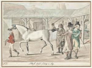 BRITISH SCHOOL,A horse dealer selling a nag,Christie's GB 2015-11-05