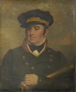 BRITISH SCHOOL,A pair of portraits of Commander John Cornelius Wo,1839,Bonhams GB 2013-04-24