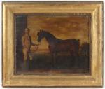 BRITISH SCHOOL,A Racehorse and groom,Ewbank Auctions GB 2022-03-24