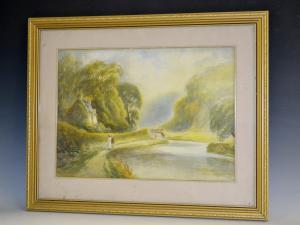 BRITISH SCHOOL,A riverside walk,Bamfords Auctioneers and Valuers GB 2016-07-20